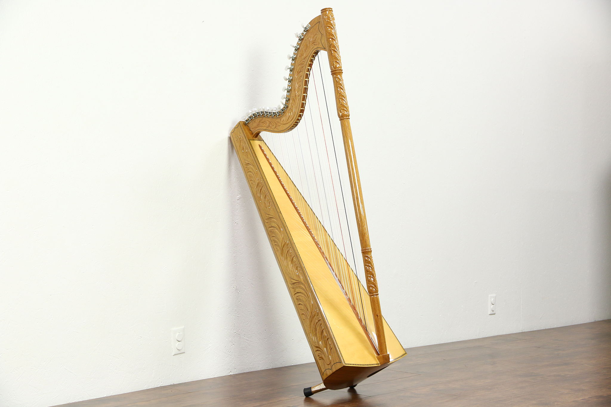アルパ ハープ 37弦 本体 Paraguayan Harp Paraguayan Hand Carved