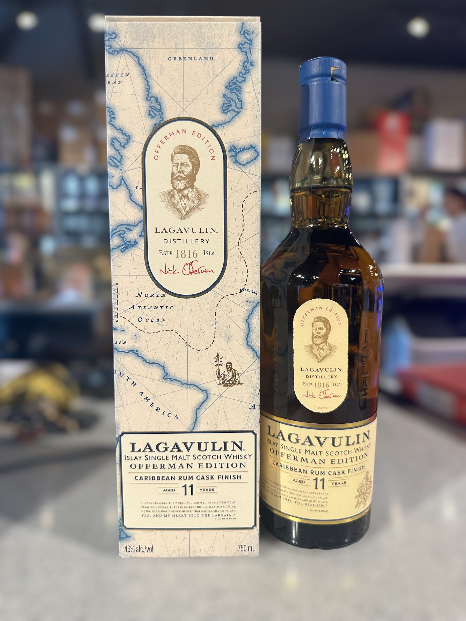 Lagavulin Offerman Edition Carribean Rum Cask Finish 11 Year Old