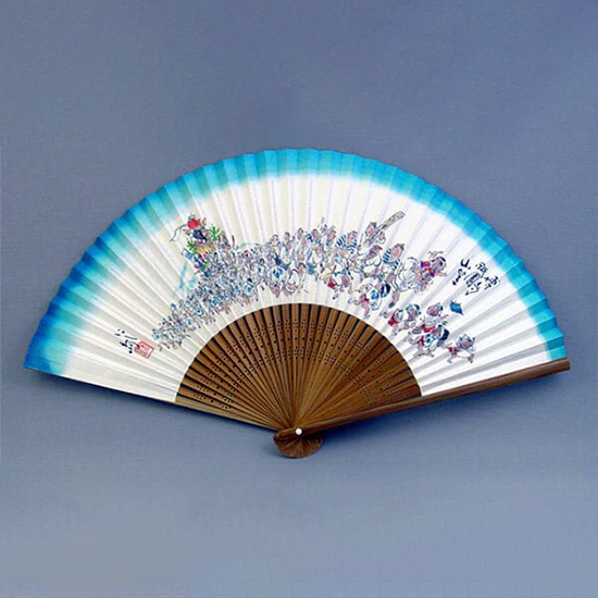 博多祇園山笠記念てのごい、扇子セット未使用品です。 博多祇園山笠