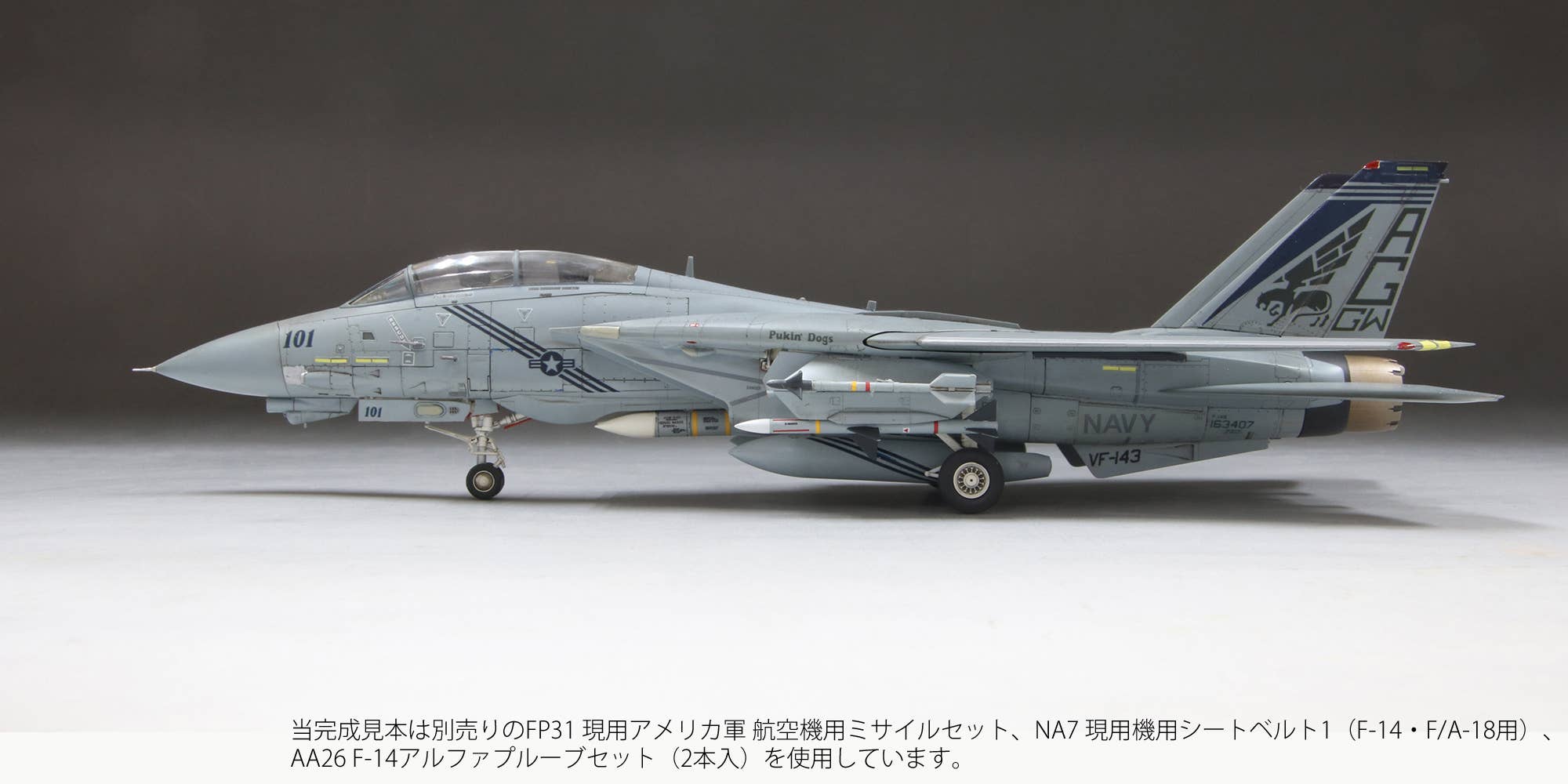 航空機・ヘリコプター Gulliver200 1/200 F-14 VF-143 PUKIN'DOGS
