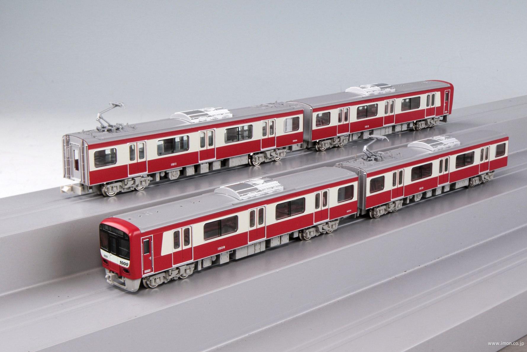 走行化パーツ付Tenshodo 1/80 京急初代1000形 4両セット 走行
