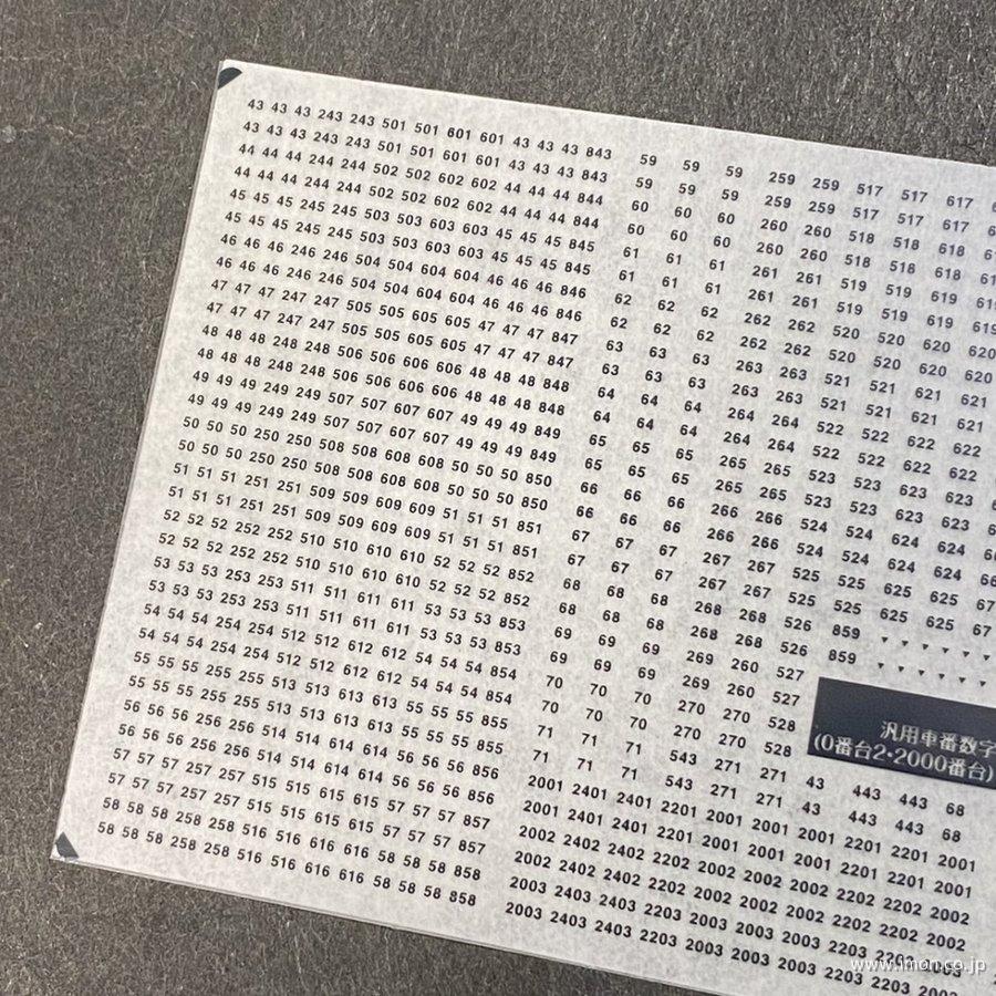 767 汎用数字インレタ0番台2 | 鉄道模型店 Models IMON