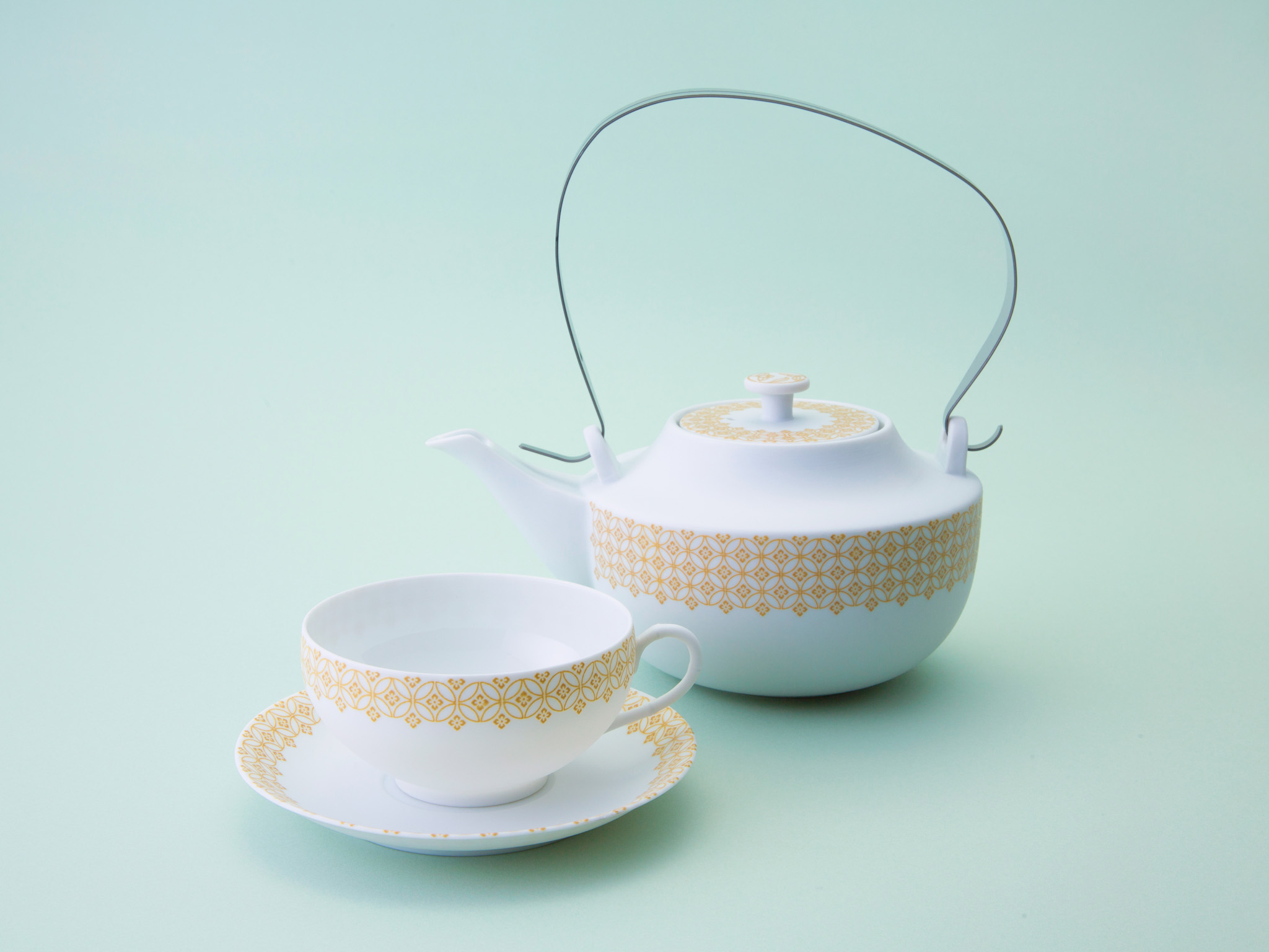 清乾隆 太獅少保ティーポットカップです 現代工芸品 美術品 置術物 清