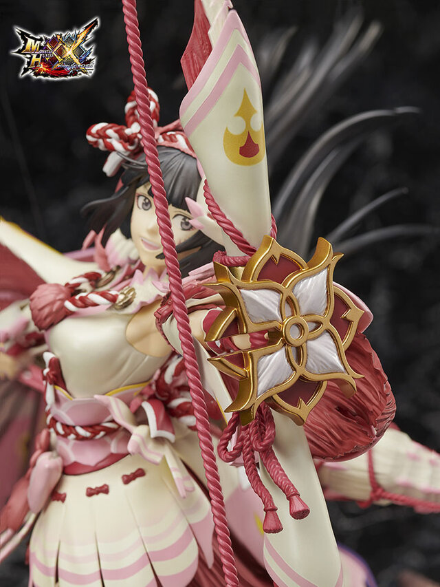 モンハンXX』ミツネシリーズを装備した女性ガンナーがフィギュアに