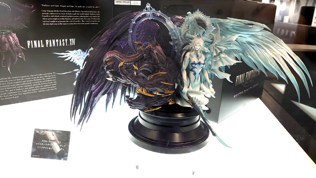 FINAL FANTASY XIVフィギュア ハイデリン＆ゾディアーク コード付 FF14