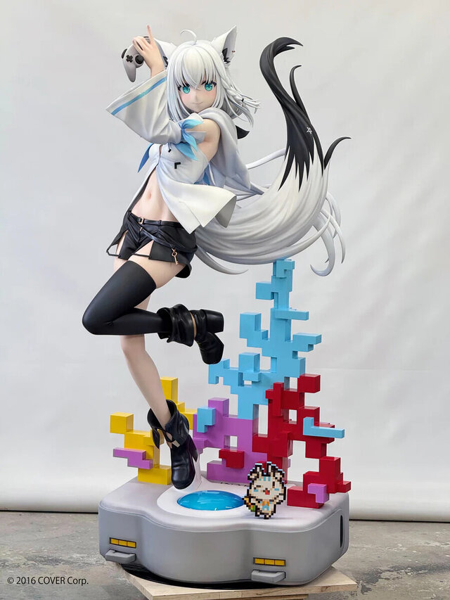 ホロライブ・白上フブキ、大神ミオが「ゲーマーズエディション」で立体