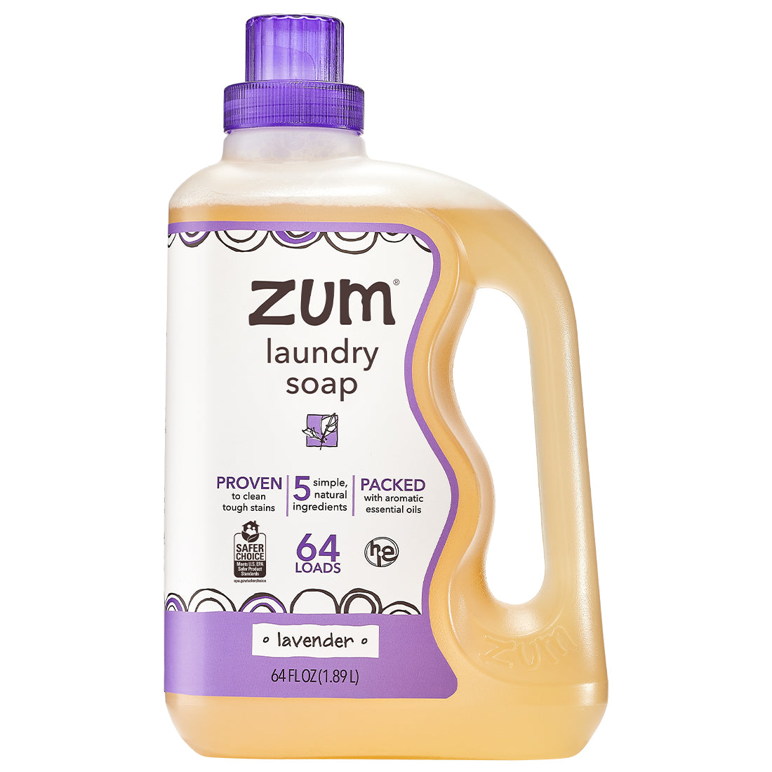 Zum Clean Laundry Soap | Sweet Orange | 64 Oz.