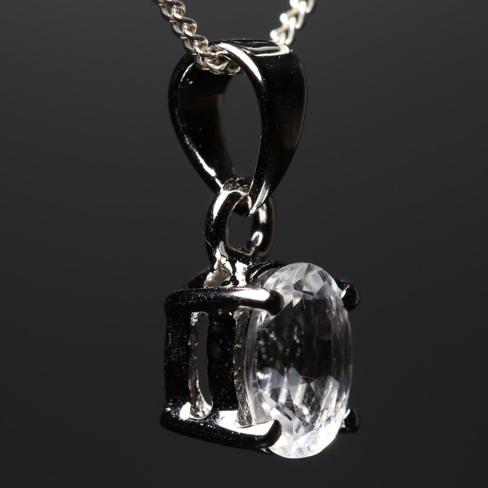 トップクォリティ]宝石質ペタライトペンダントトップ（シルバー925