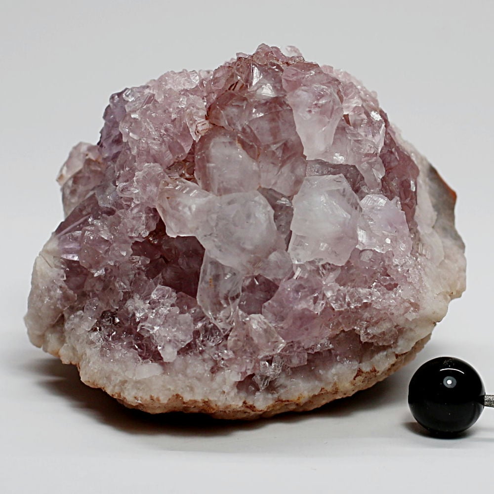 ピンクアメジスト クラスタージオード 原石 天然石 パワーストーン