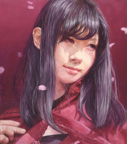 伊藤和生 1970年制作 「女性像」 油彩画 F15号 真作保証 伊藤和生