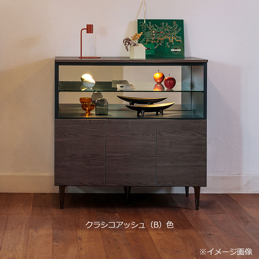 AYANO（綾野製作所）サイドボード「ゼノ ノワール ZL-90AO」幅90cm 全6