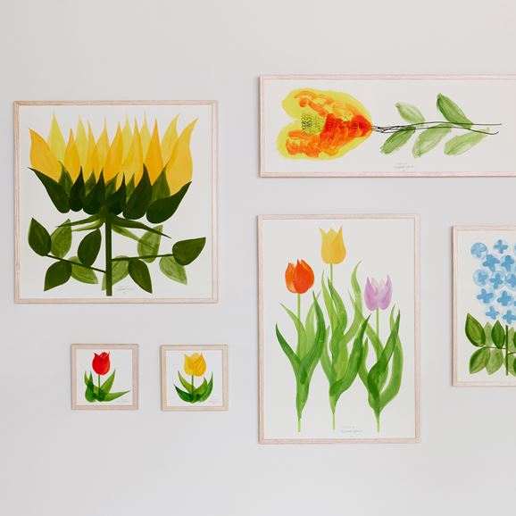 定番品】 山口一郎 「neoflower ヒマワリ」｜ポスター｜IDEE SHOP Online