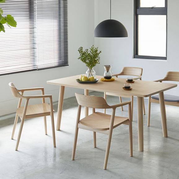 ②北欧レトロ マルニ 木製椅子 鋲打ちダイニングチェア ロビーチェア