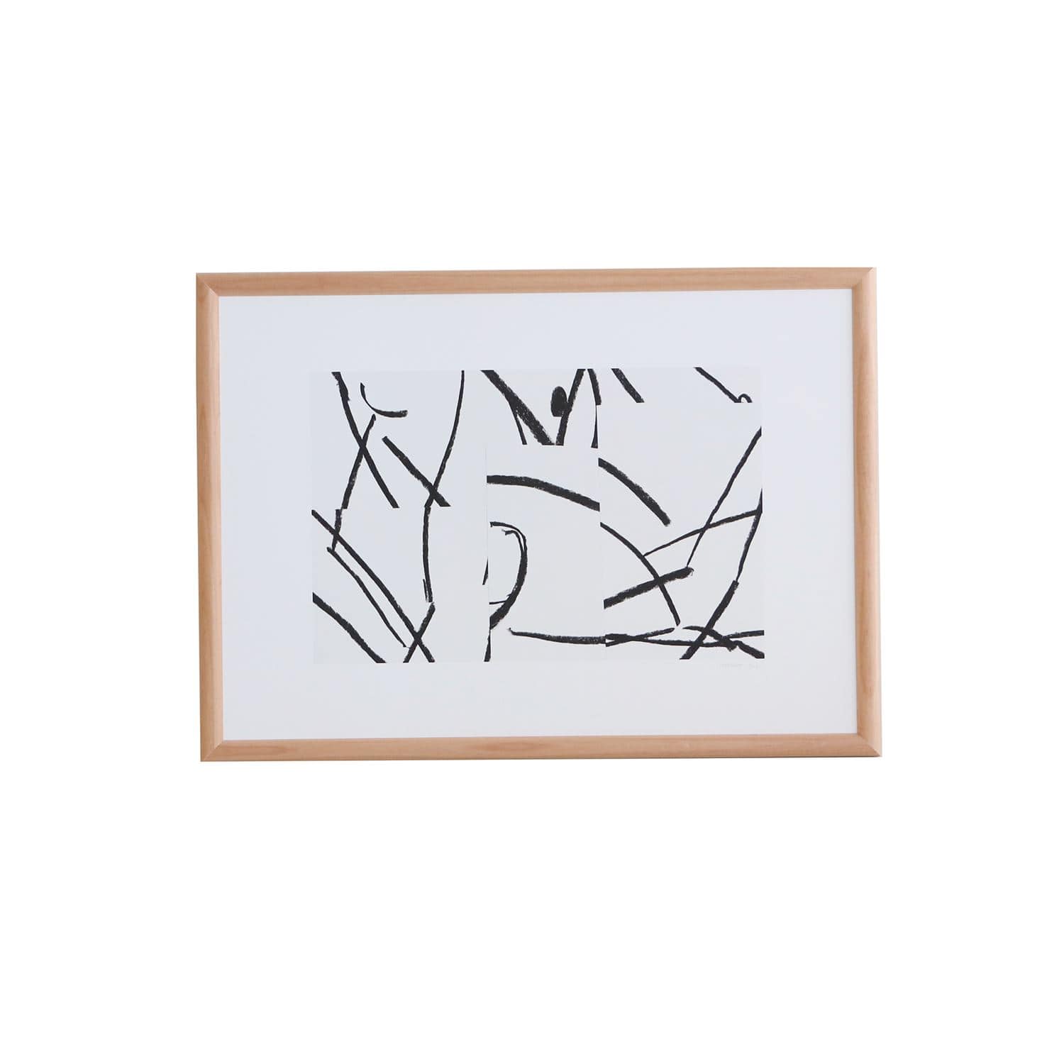 ATELIERCPH Abstract cubismポスターブラックフレーム付き Atelier Cph