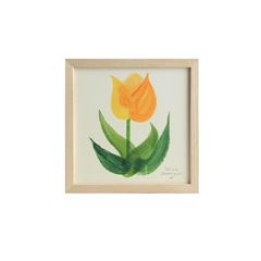 定番品】 山口一郎 「neoflower チューリップ 黄」｜ポスター｜IDEE