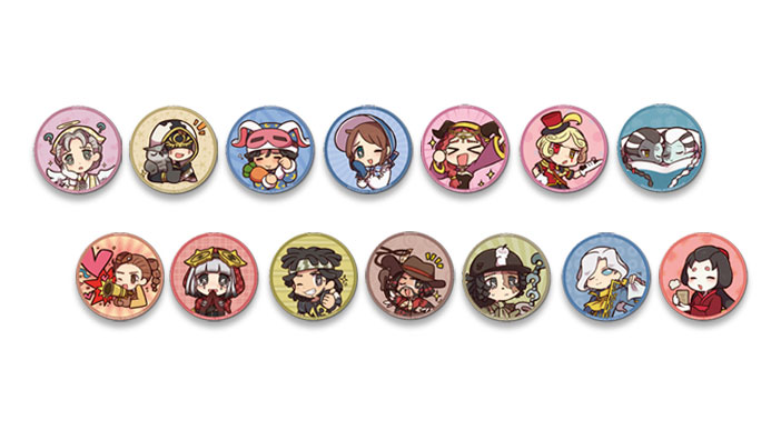 缶バッジ7個セットA B「Identity V 第五人格」 C96グッズ 缶バッジ7個