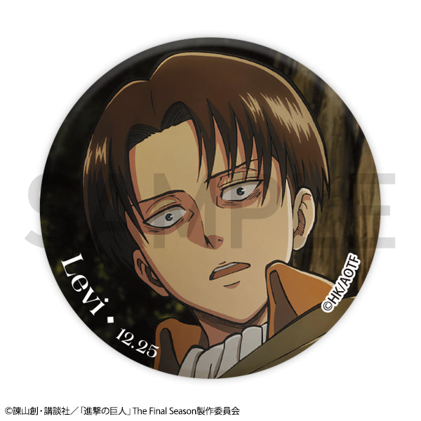 進撃の巨人 リヴァイ WITSTUDIO 缶バッジ 進撃の巨人 witstudio 缶