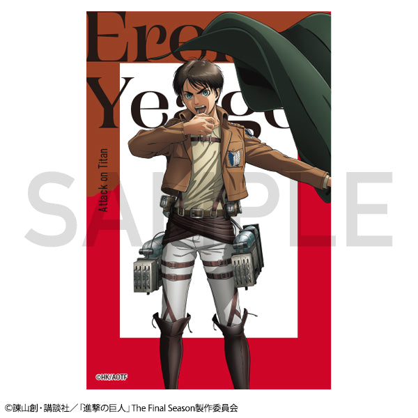 進撃の巨人 描き下ろしトレーディングクリアカード 全6種 単品 – IG