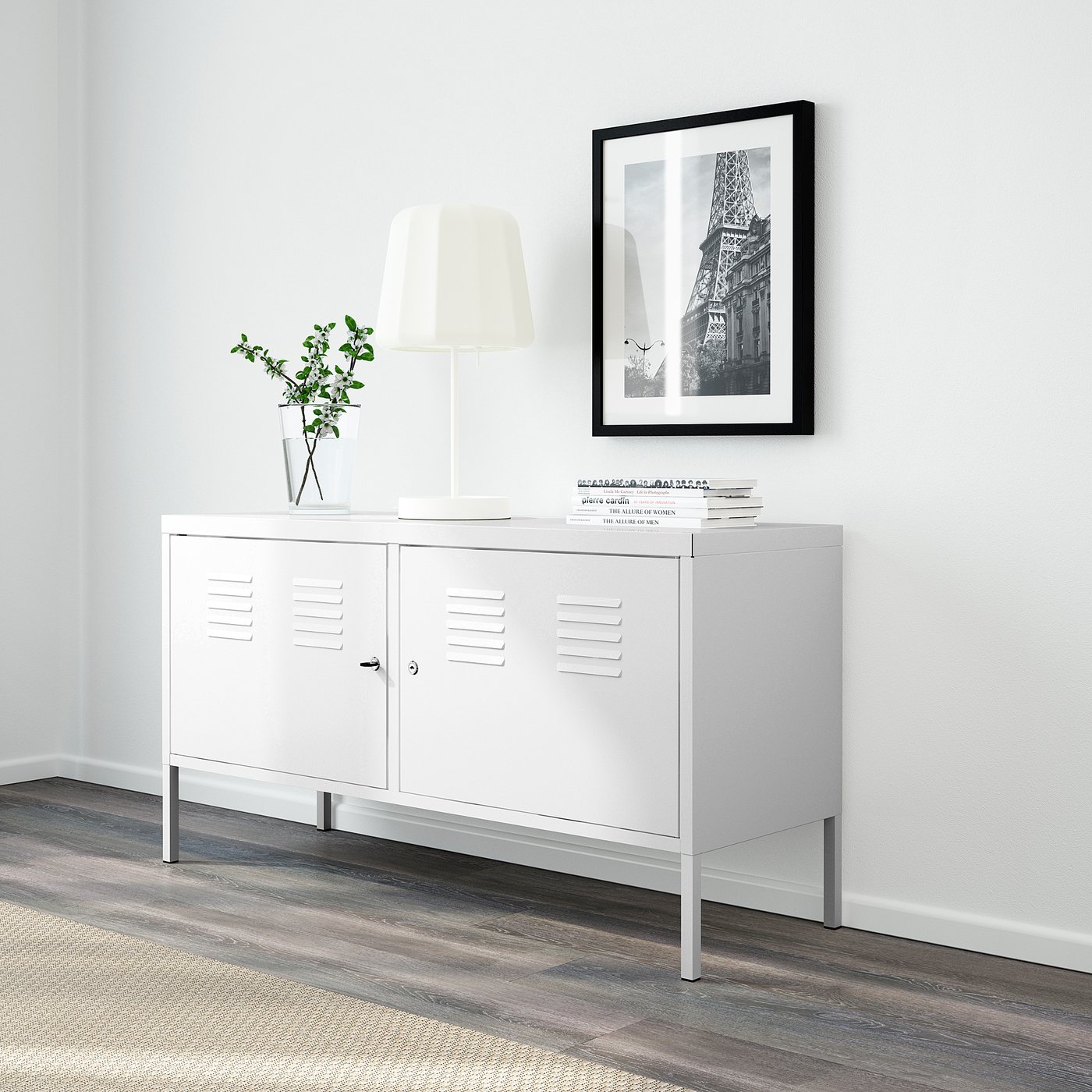 IKEA PS キャビネット, ホワイト, 119x63 cm - IKEA