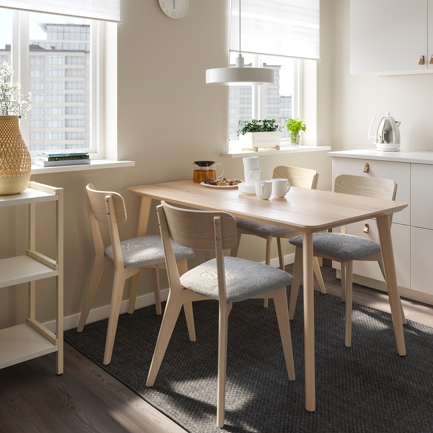 LISABO リーサボー テーブル, アッシュ材突き板 - IKEA