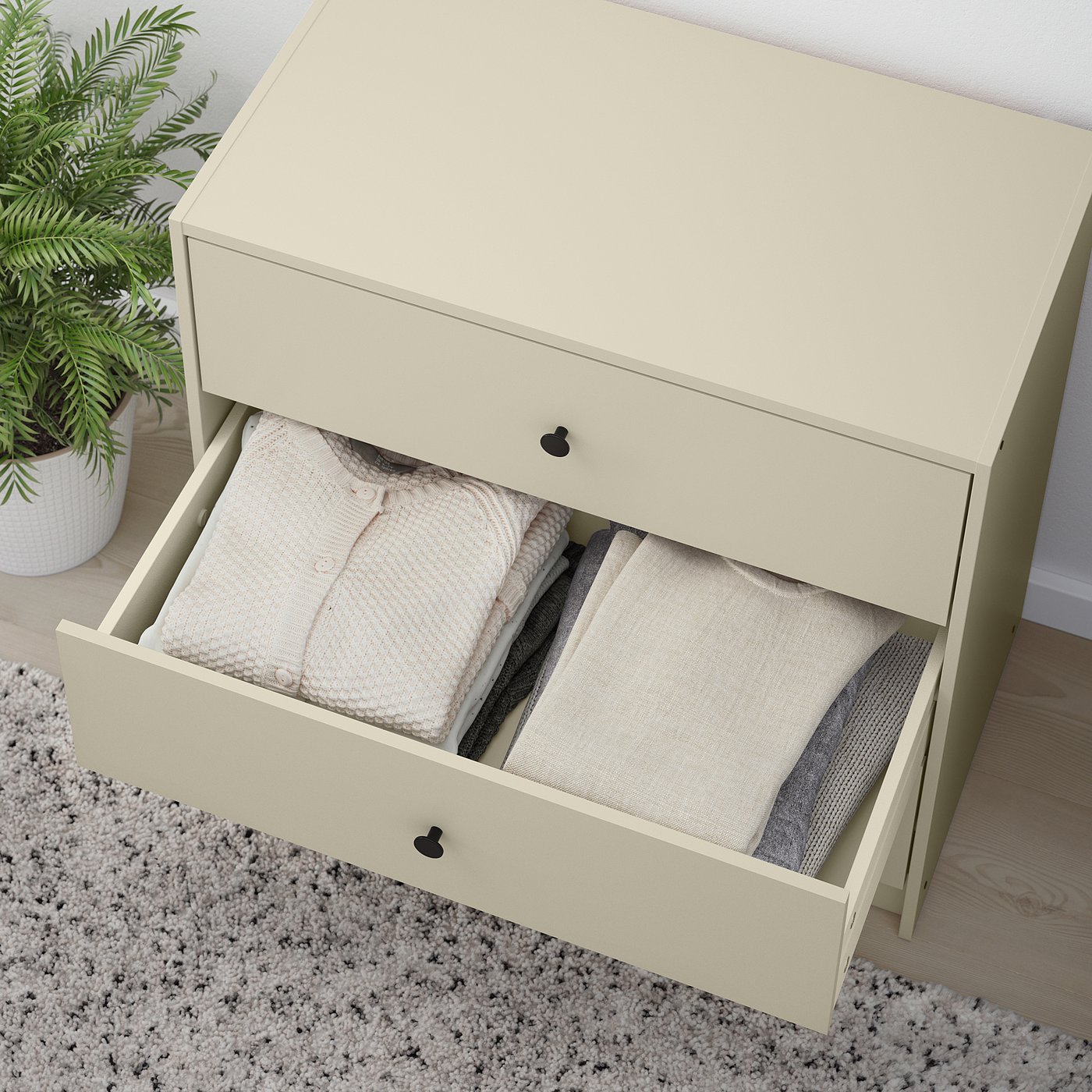 neconeco3 IKEA イケア木製ナチュラルウッド引き出し付 neconeco3 IKEA
