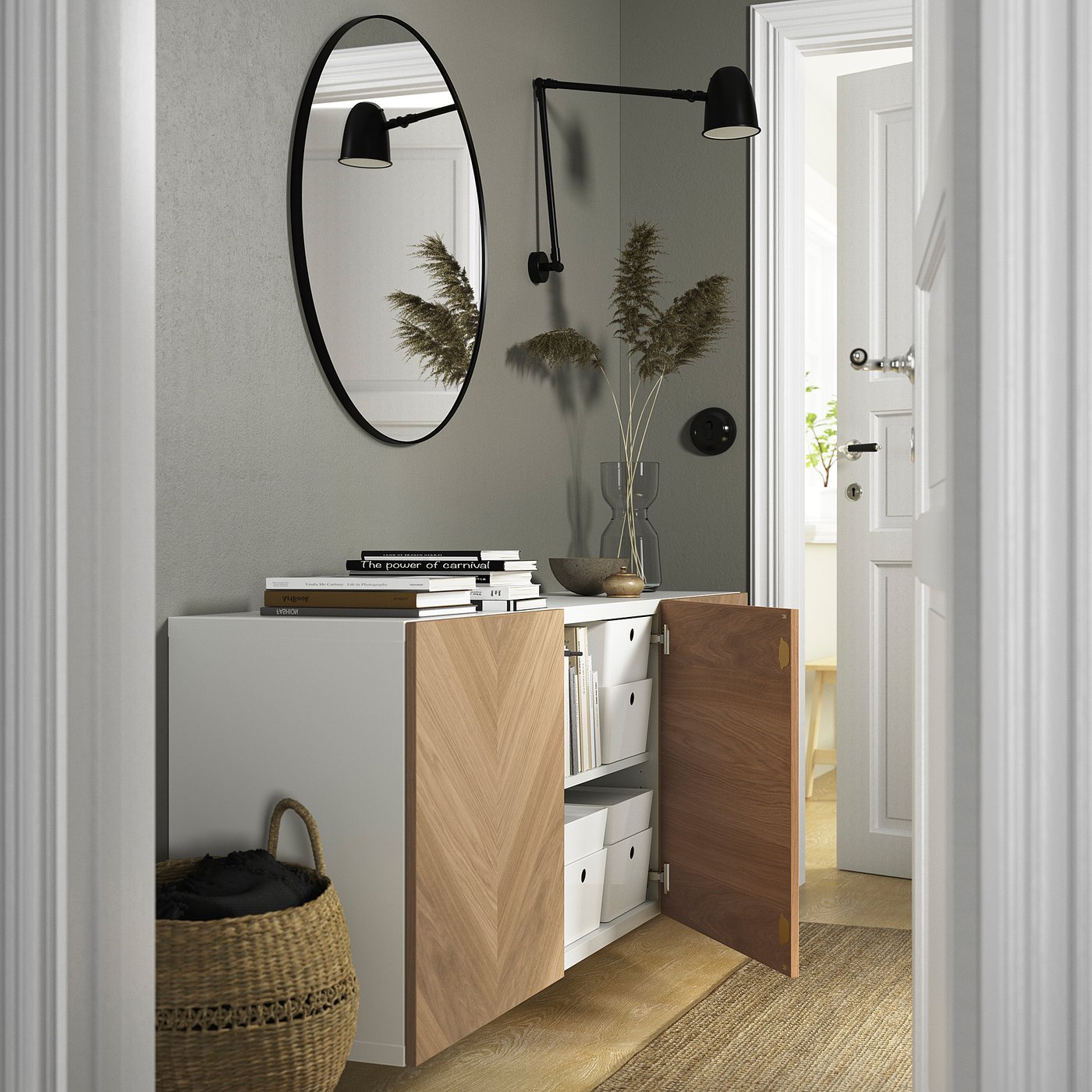 IKEA BESTÅ/ベストー キャビネット 縦型 60×120cm IKEA BESTÅ/ベストー