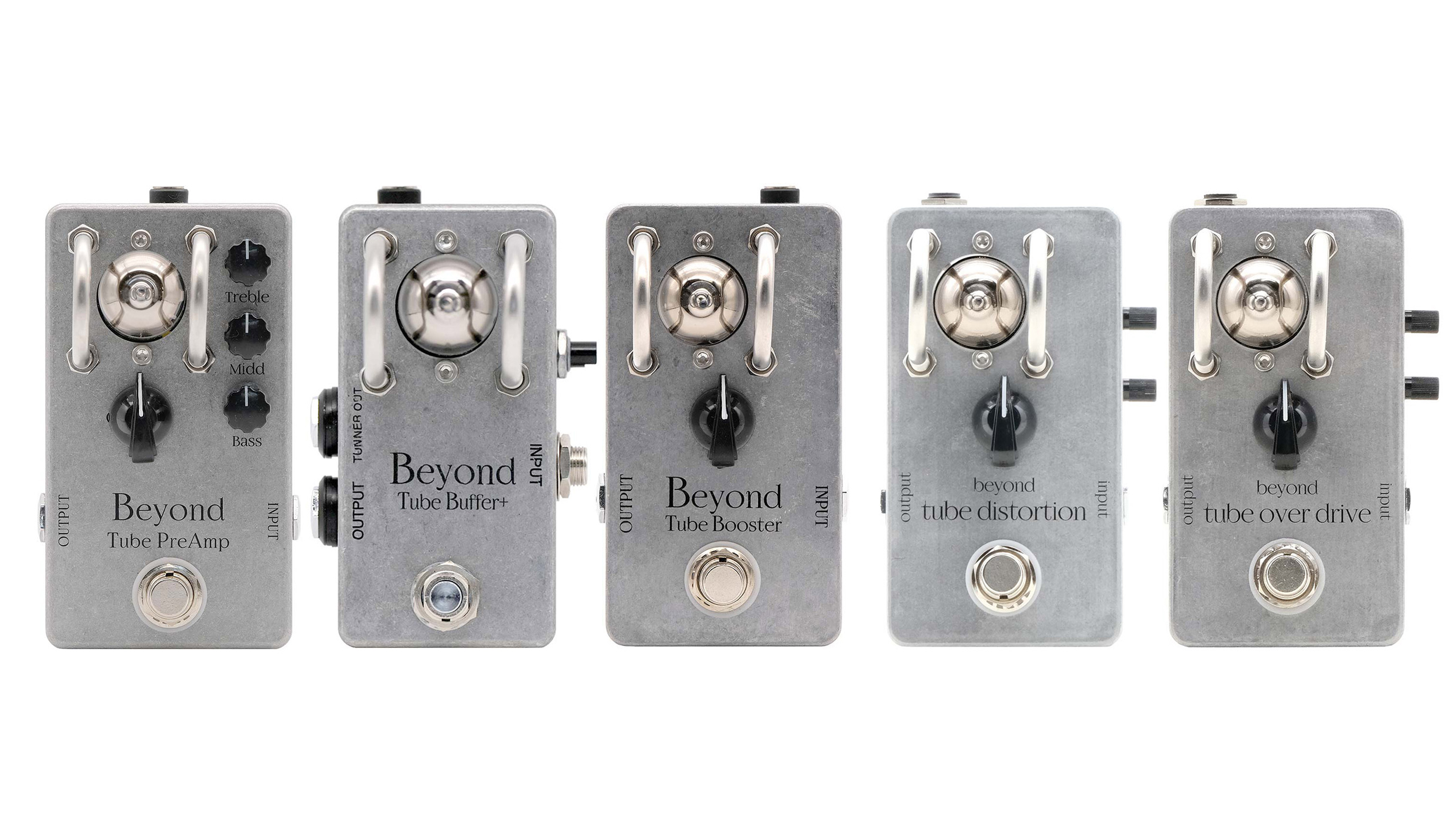 beyond tube overdrive ギターエフェクター Beyond】筐体から飛び出た