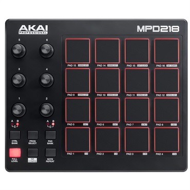 AKAI MPD218 (USB - MIDIパッドコントローラー)(アカイ) ｜イケベ楽器