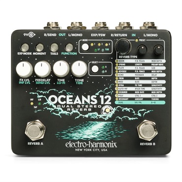 Electro Harmonix OCEANS12 [Dual Stereo Reverb] リバーブ エレハモ