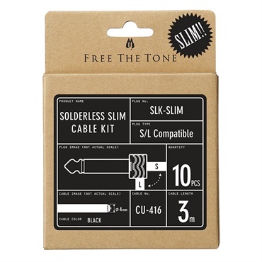 Free The Tone INSTRUMENT CABLE CU-416 (for SL-4) [切売り] ｜イケベ