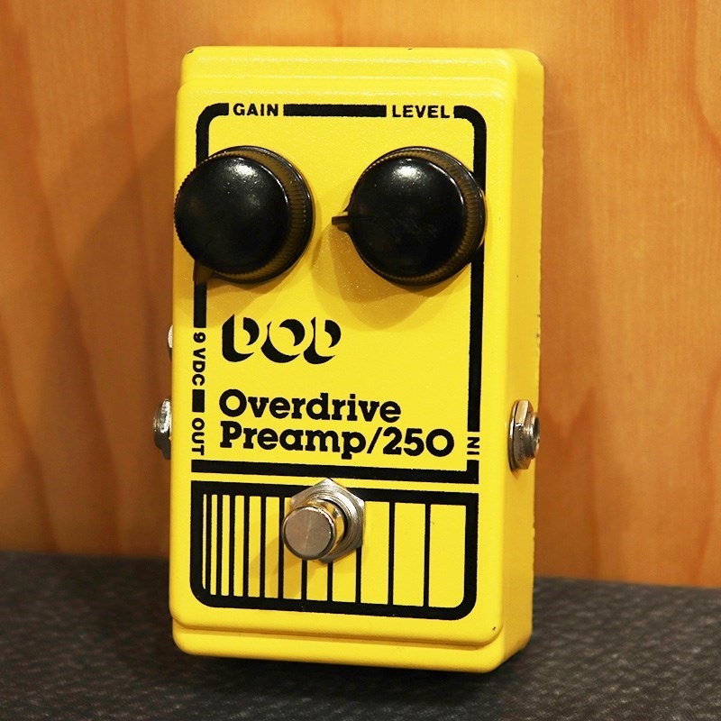 DOD VINTAGE Overdrive Preamp 250 Yellow '82 ｜イケベ楽器店