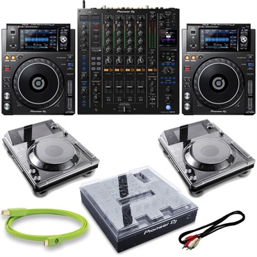 Pioneer DJ XDJ-1000MK2 + DJM-A9 クラブスタイル8点SET 【本体保護