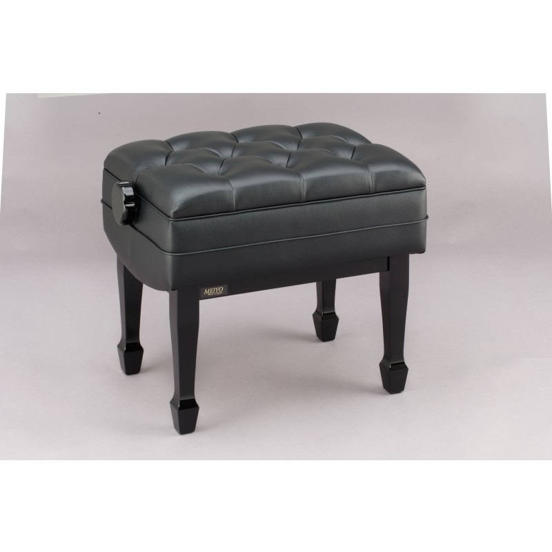 甲南 コンサートピアノ椅子 MKC-600 ブラック ｜イケベ楽器店