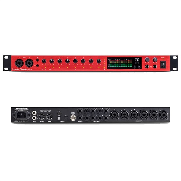 Focusrite Clarett+ 8Pre USB(18in/20out・USBオーディオ