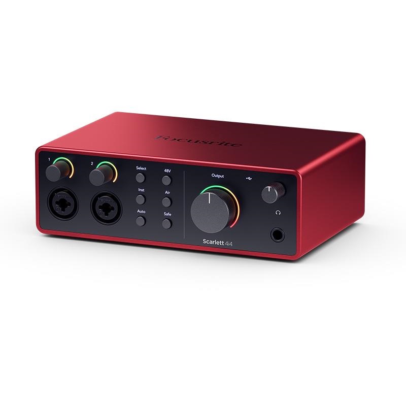 Focusrite Scarlett 4i4 gen4(4in4out・USB-C オーディオ