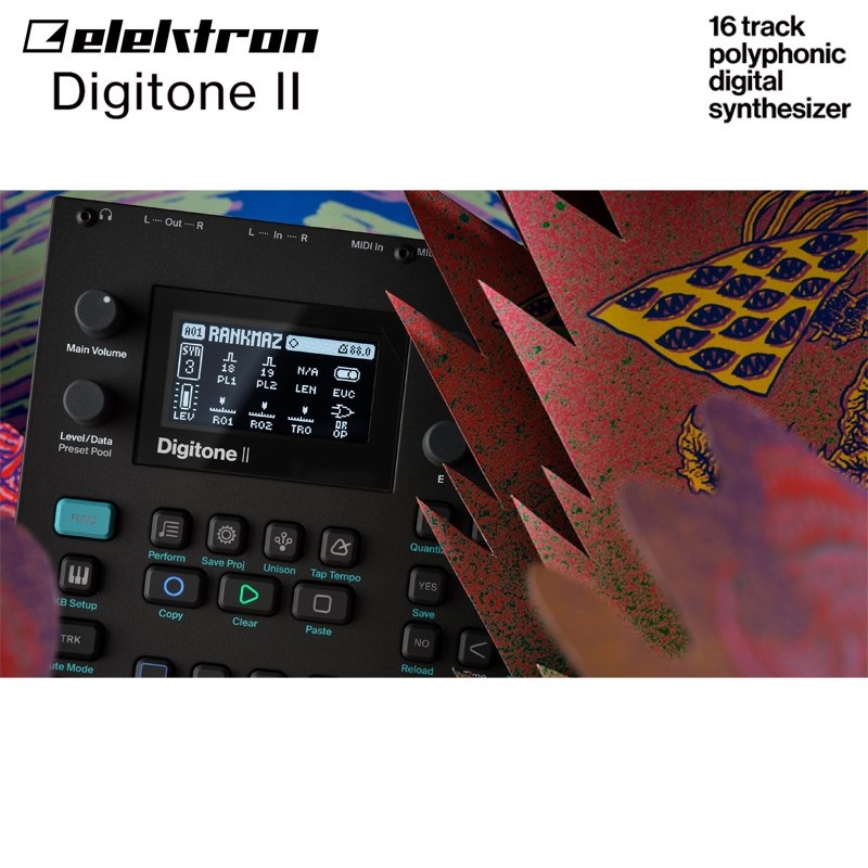 elektron Digitone II (デジトーン2) エレクトロン 16 トラック マルチ