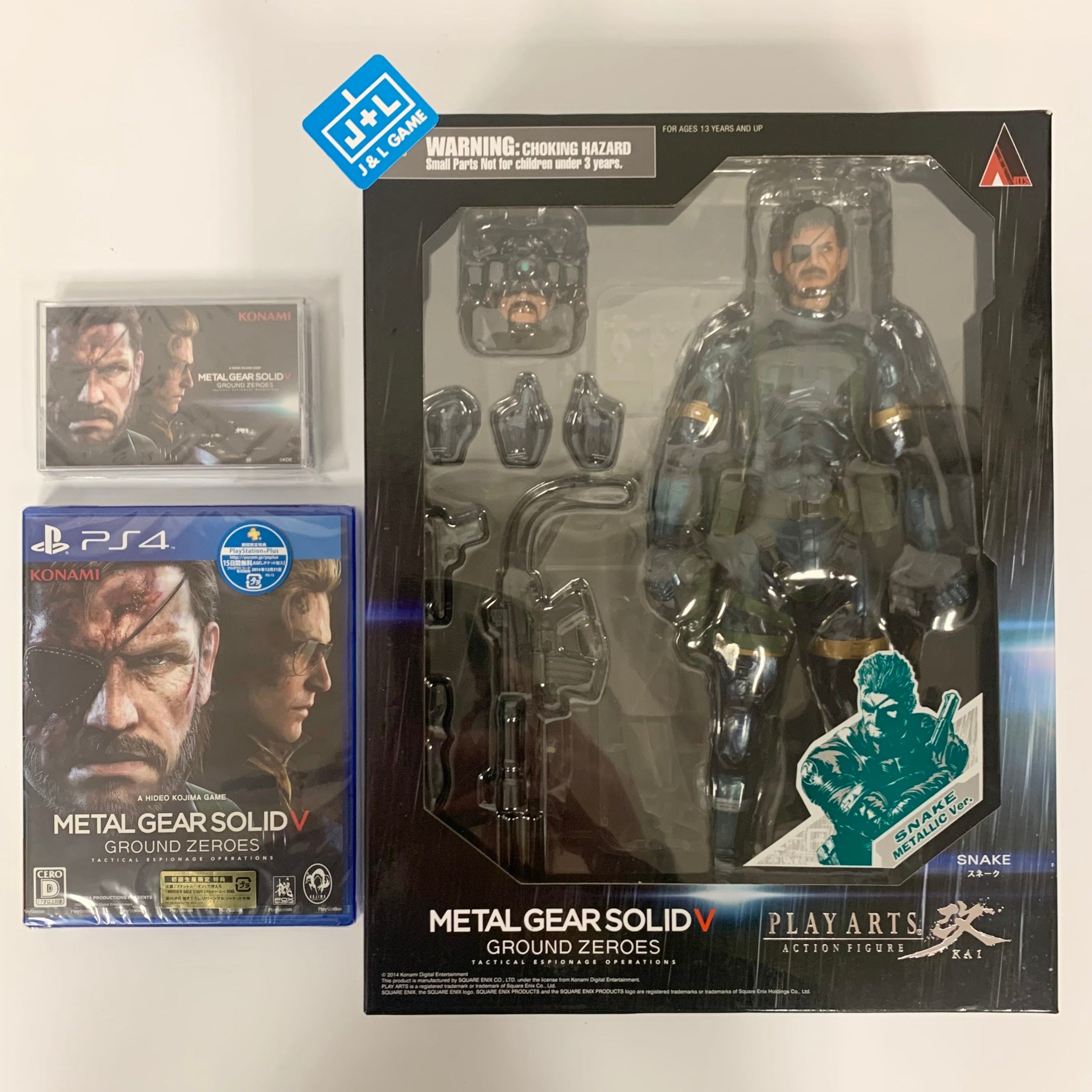 L GEAR SOLID V GROUND ZEROES 缶バッジ 1点 L GEAR SOLID V GROUND ZEROES