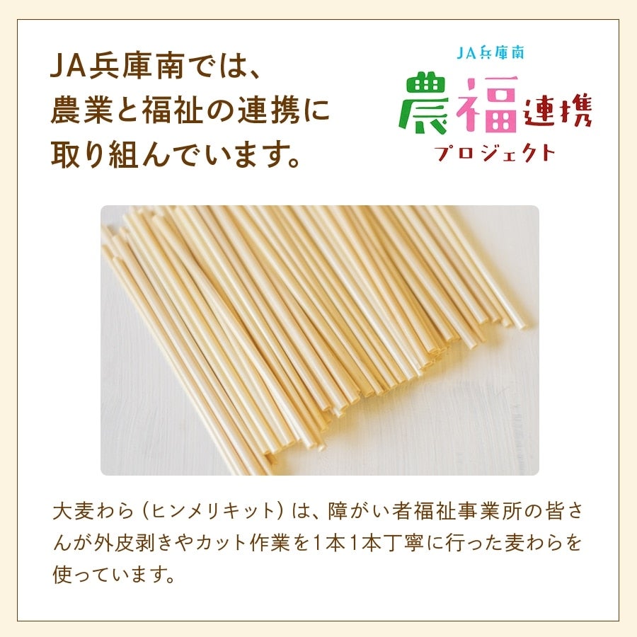 JA兵庫南 大麦わら（ヒンメリセット）: あつめて、兵庫。|【JAタウン