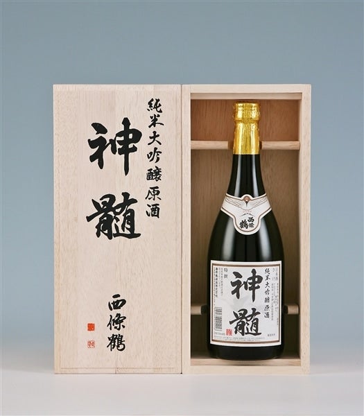 日本酒エール】 西條鶴 純米大吟醸原酒 神髄（木箱入）: 広島とれたて