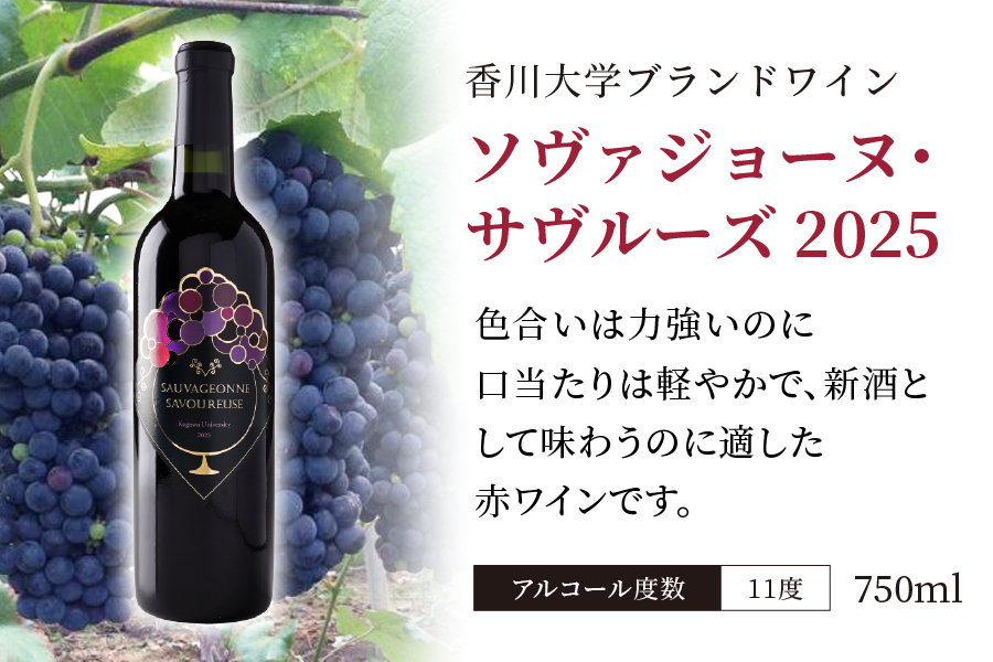 香川大学ブランドワイン ソヴァジョーヌ・サヴルーズ2025: JAギフト
