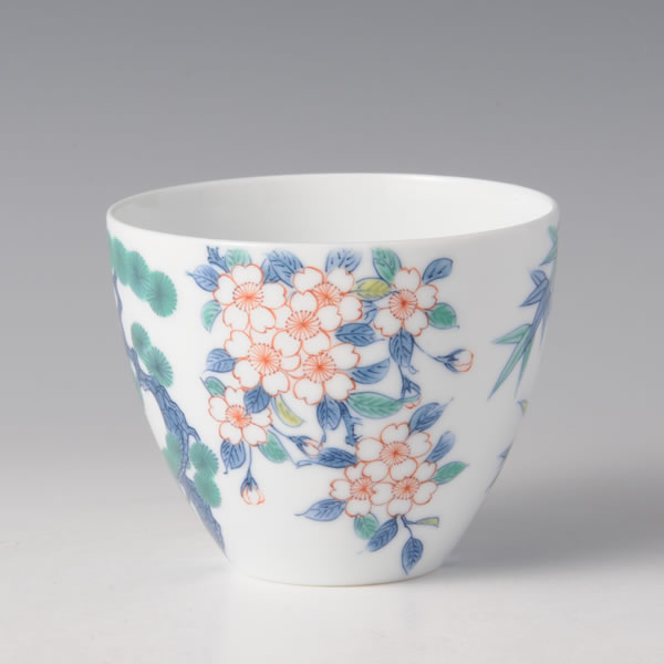 有田 虎仙窯 作家 青木妙子 作‼️ 飾皿 有田 虎仙窯 作家