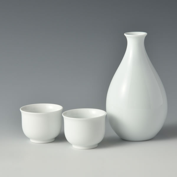 白磁徳利 白磁 花生 薪窯白磁 徳利 | Works | 田淵太郎 | panorama