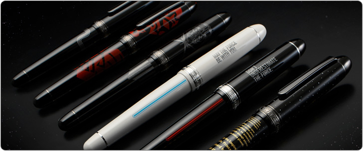 PLATINUM スターウォーズ万年筆 フォースダース・ベイダー 細字#2-2