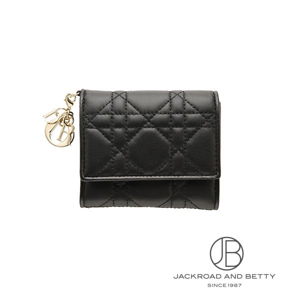 レディ ディオール ロータス ウォレット ブラック 黒[S0181ONMJ_M900