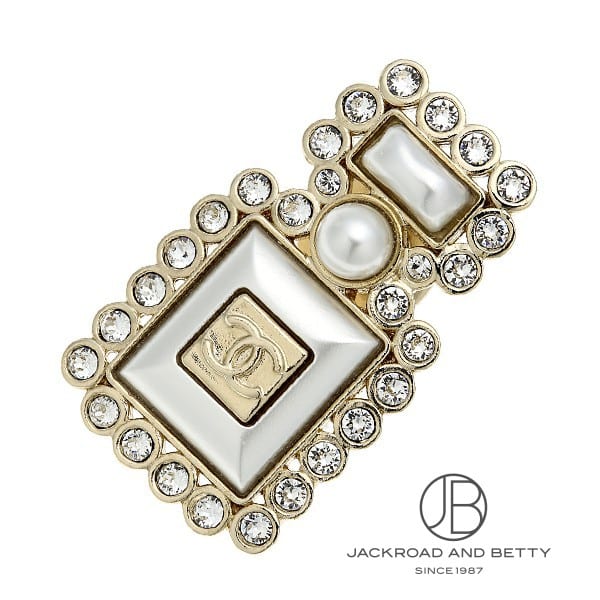 G267 シャネル ブローチ リボン ホワイト G267 シャネル ブローチ