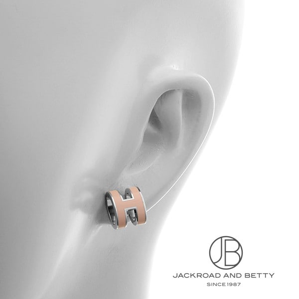 ポップH ピアス ローズドラジェ ピンク[] Pop H Earrings Rose Dragee