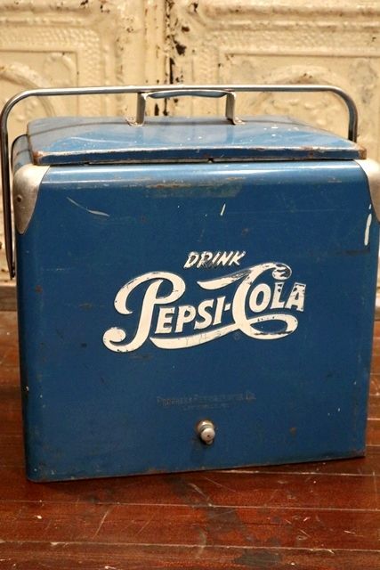 ペプシpepsi アンティーククーラーボックス