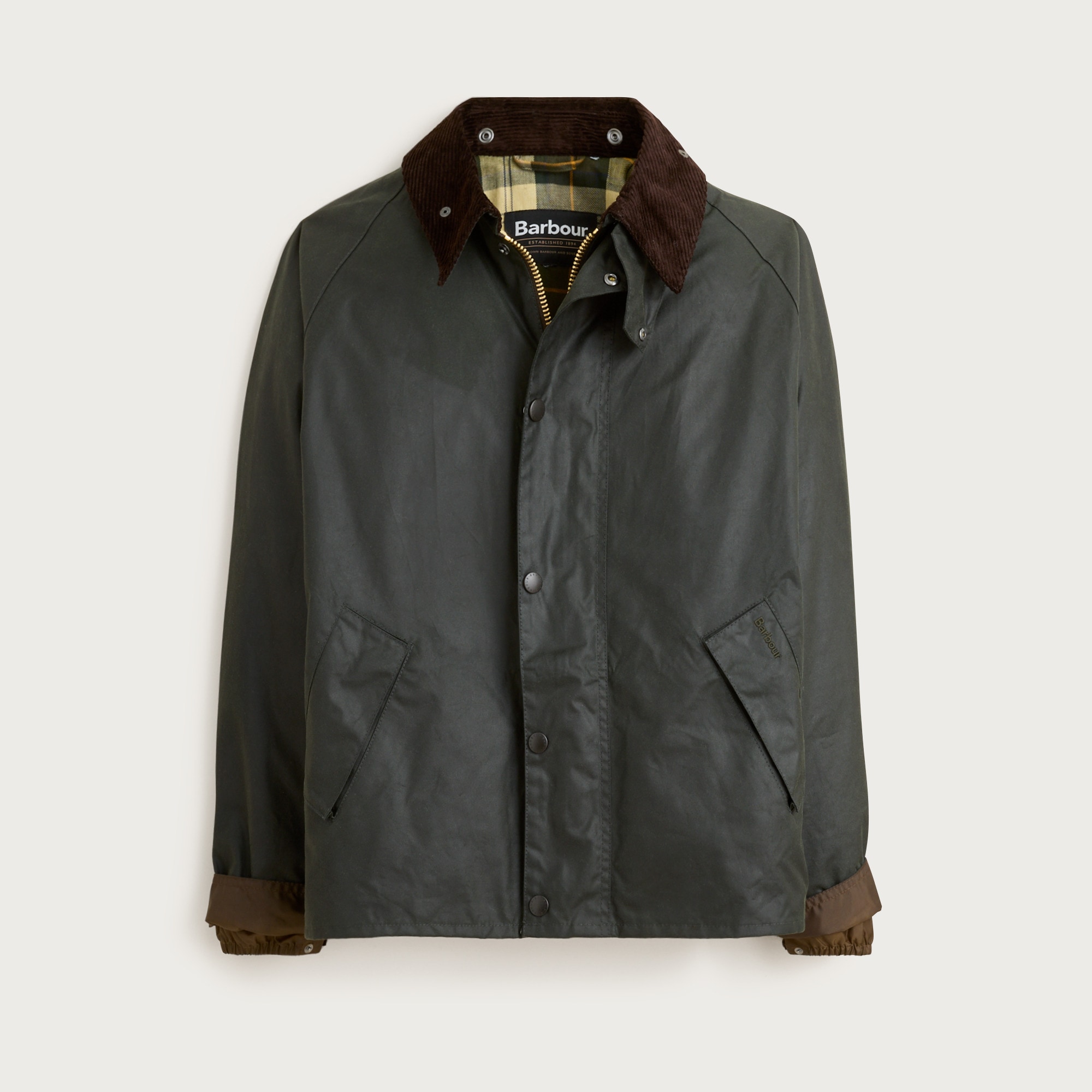Barbour® Transport Wax Jacket For Men | J.Crew