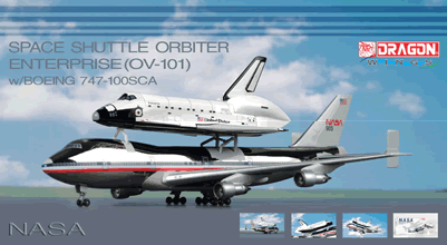 希少‼️NASA Enterprise w/Boeing 747-100SCA www.JetCollector.com