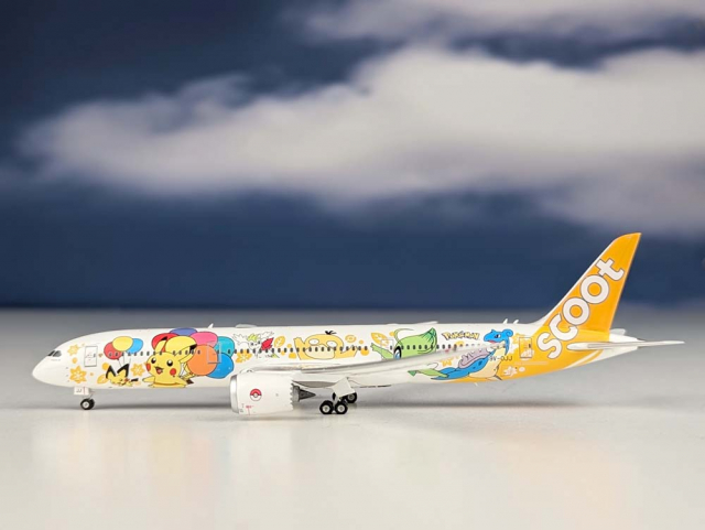 スクート機内販売限定品 B787-9 ポケモン特別塗装1/200 ジェット(新品